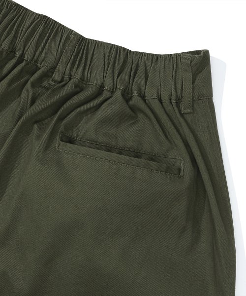 Брюки баллоны M-LABEL FRONT POCKET BALLOON-FIT PANTS Dark Khaki