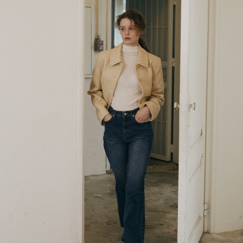 Alpaca tweed jacket