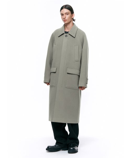 Пальто-бальмакаан оверсайз OLIVE BEIGE