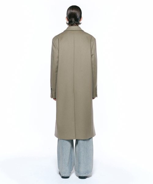 Кашемировое пальто честер ASH BEIGE