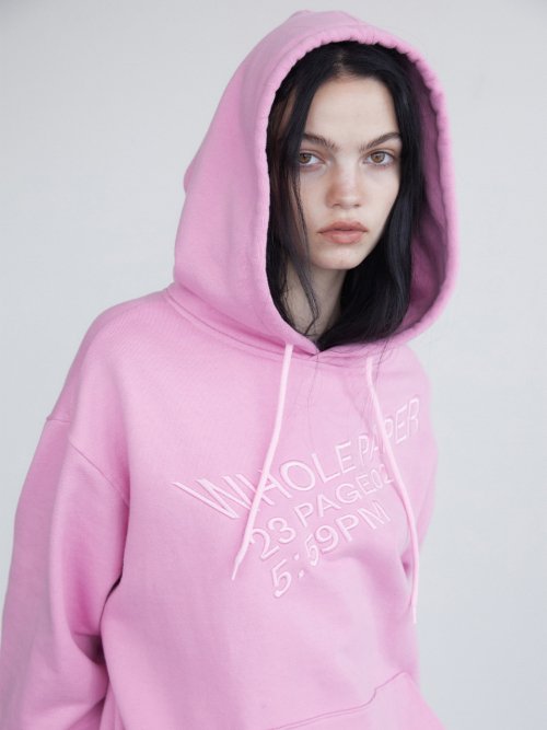 Худи с графической вышивкой Pink