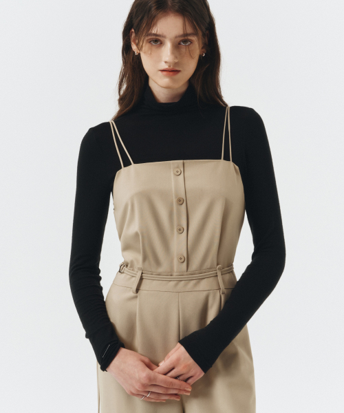 Комбинезон overall, бежевый