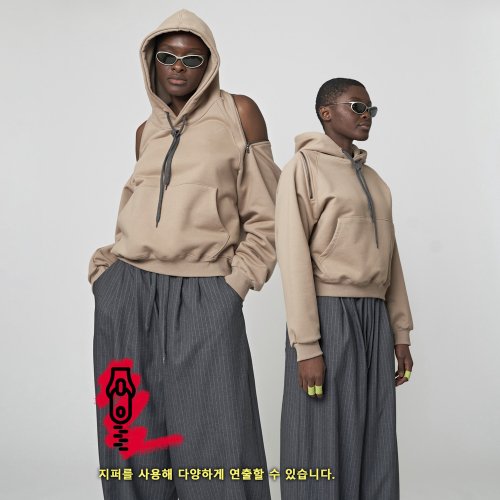 Худи-зипка AW32HL07 — Beige
