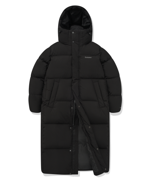 Длинный пуховик RDS Civic, Black
