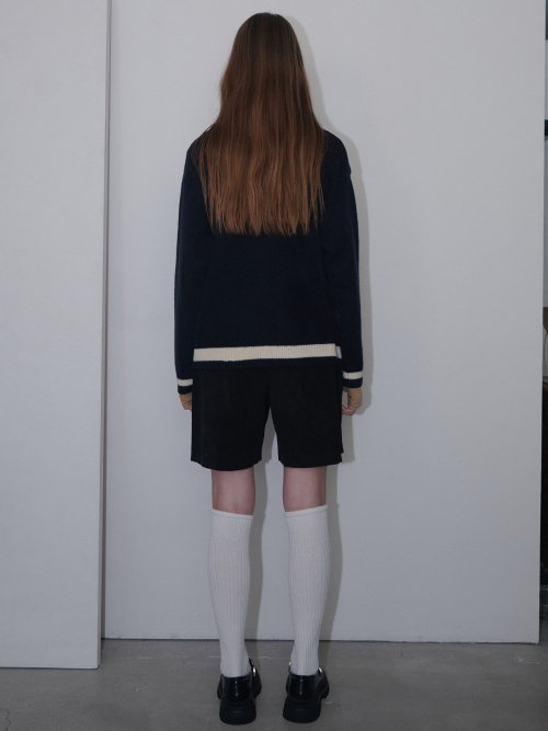 Кардиган в стиле преппи Mellow X PLACE [Navy]