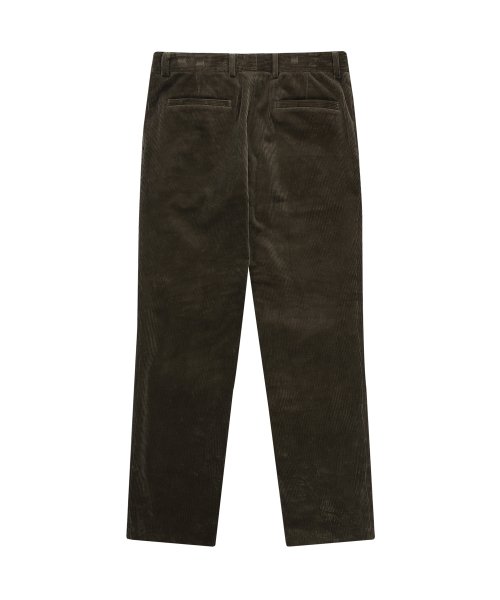 Вельветовые брюки зауженного кроя Khaki