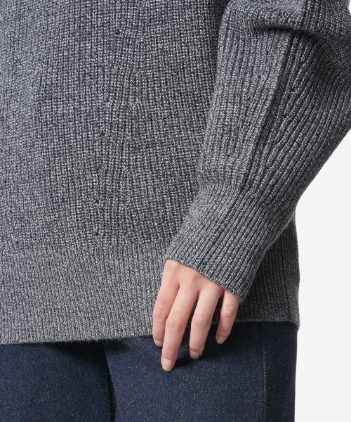 Шерстяной джемпер Benny Half Zip - Anthracite / PU0080FAA3L80E02AN