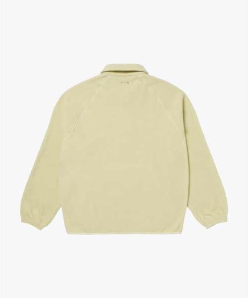 G LOGO MICRO FLEECE POLO SHIRT-LIGHT YELLOW
