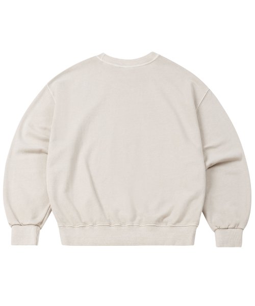 Свитшот с графикой и пигментом - Beige