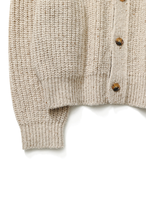 Eliot Low Gauge Knit Cardigan Oatmeal