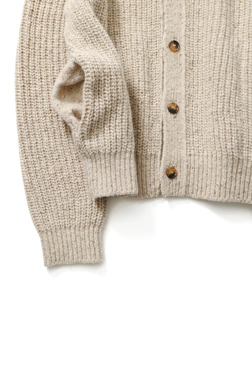Eliot Low Gauge Knit Cardigan Oatmeal