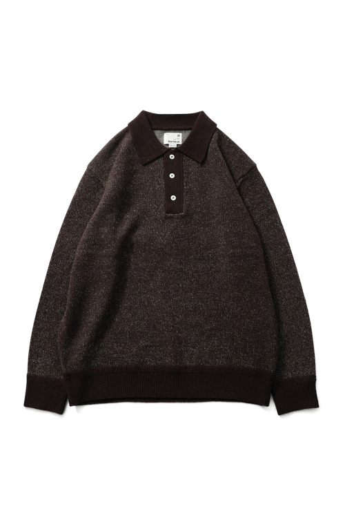 Kelowna Double Face Knit Pullover Brown