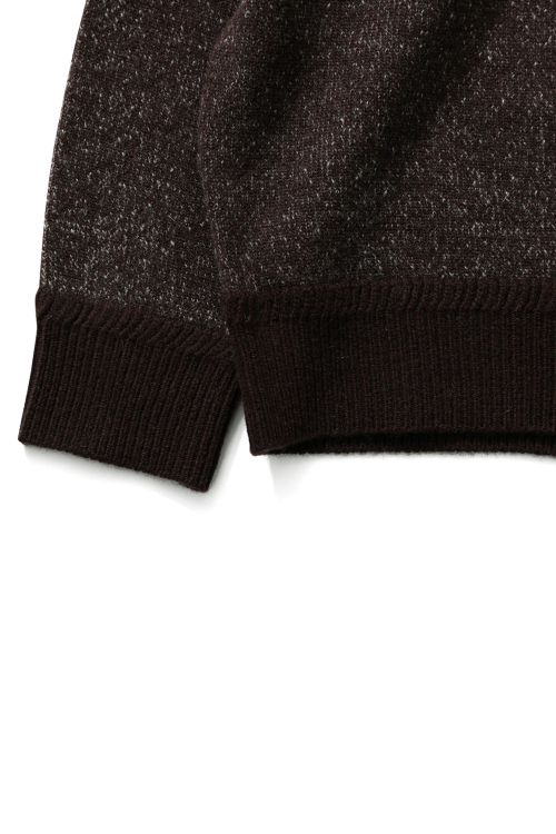 Kelowna Double Face Knit Pullover Brown