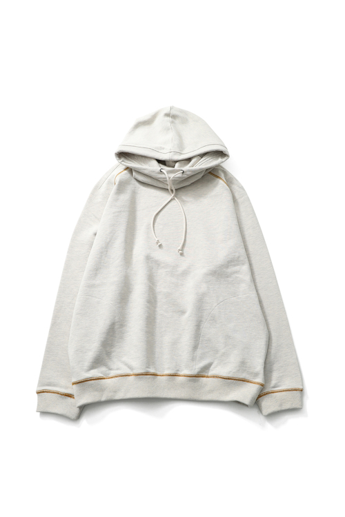 Willow Funnel Stitch Raglan Hoodie Oatmeal