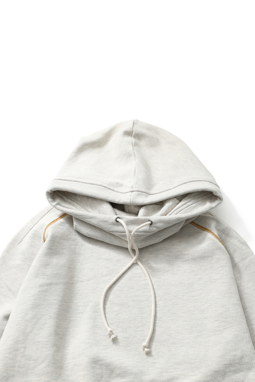 Willow Funnel Stitch Raglan Hoodie Oatmeal
