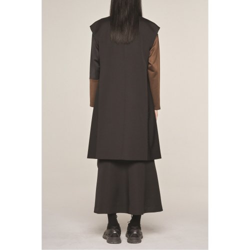 Patch Work Long Vest_RQVAA23501BKX