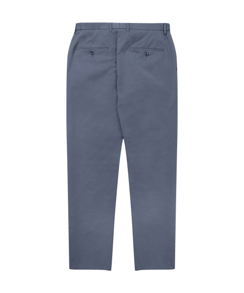 Брюки без защипов на резинке_Greyish Blue