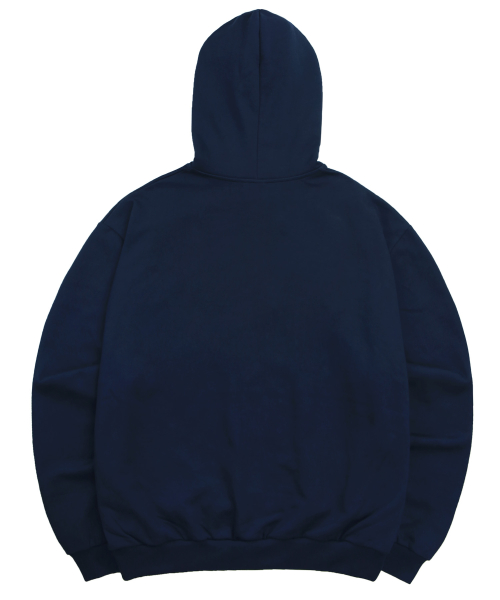 2WAY большой худи на молнии [NAVY]