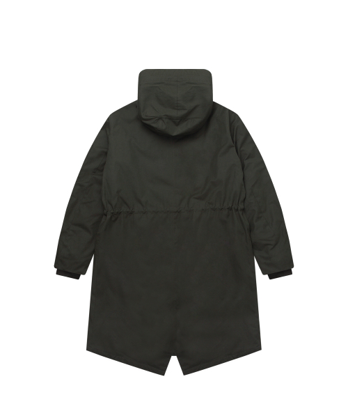 Парка с изменённым рыбьим хвостом Khaki