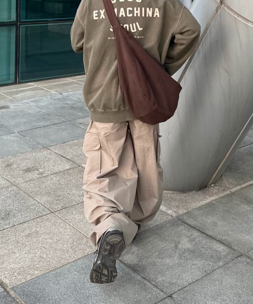 Maximal Ballon Cargo Pants - D/Beige