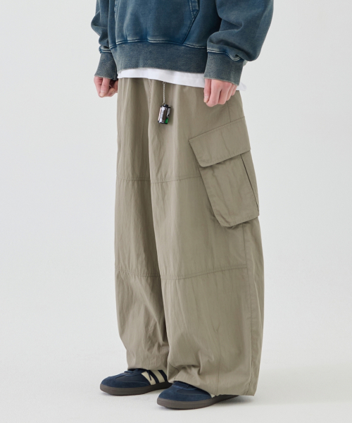 Maximal Ballon Cargo Pants - D/Beige