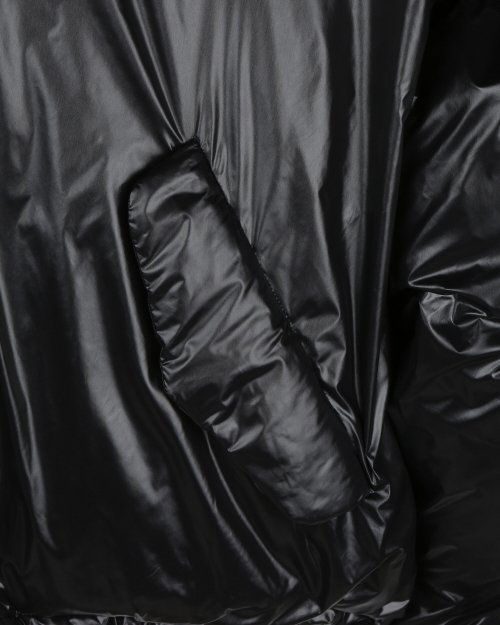 OVERSIZED M65 HOOD SHORT DOWN PARKA GLOSSY BLACK