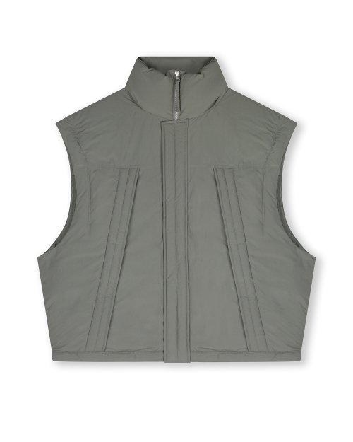 DETACHABLE MONSTER SHORT DOWN PARKA KHAKI