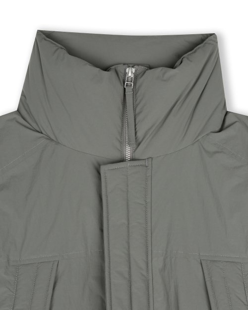 DETACHABLE MONSTER SHORT DOWN PARKA KHAKI