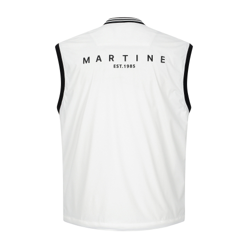 Stretch Woven Vest_O/White (Men)