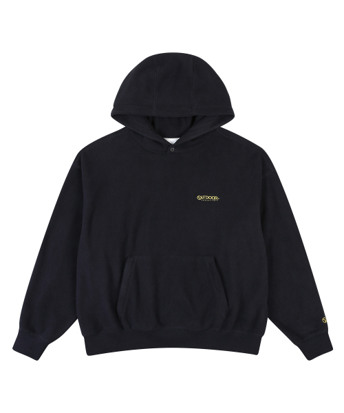 Худи из микрофлиса MICRO FLEECE SET-UP HOODIE