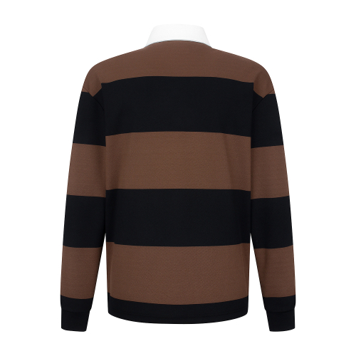 Block Stripe Polo Shirts_Black (Men)