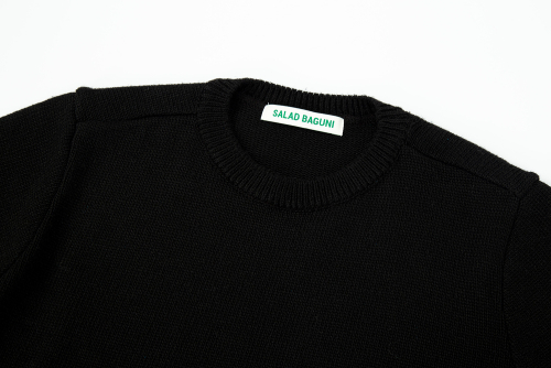 Half Sleeve Pullover With Warmer_black