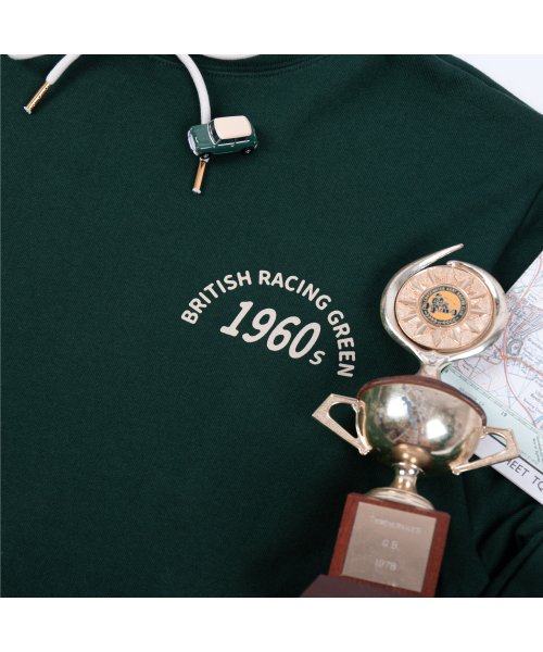 1960 B.R.G Logo Leisure Hoodie(Unisex) - Green