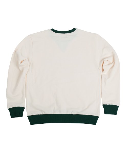 1960 B.R.G Logo Leisure Sweatshirt(Unisex) - Ivory & Green
