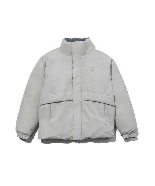 Двусторонний пуховик Comfort Fit (Light Grey)