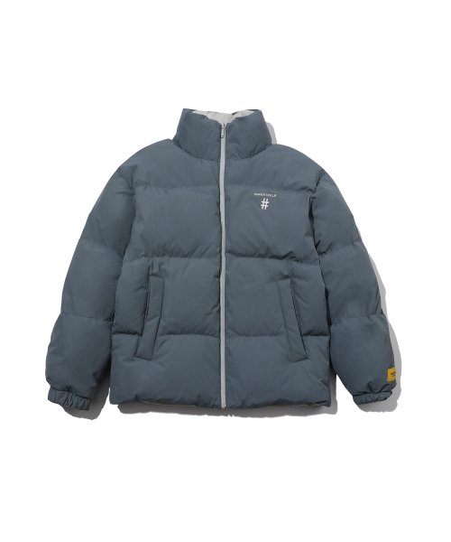 Двусторонний пуховик Comfort Fit (Light Grey)