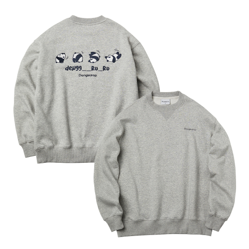 Свитшот Dangureureu Melange Gray