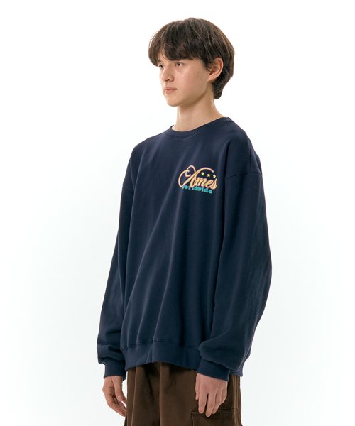 NEW MESSAGE SWEATSHIRT NAVY (AM2DFUM446A)