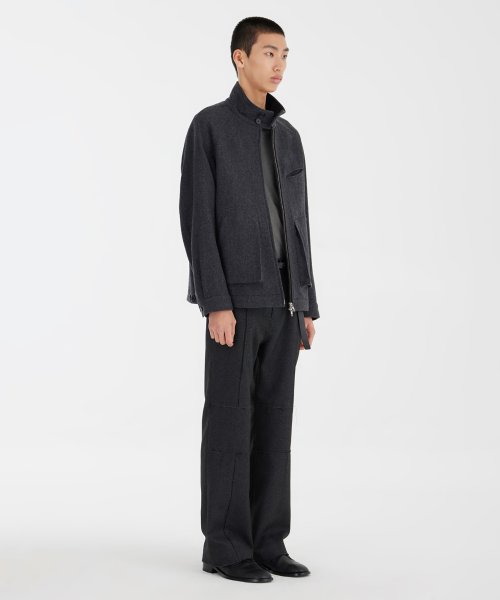 Harrington Jacket - Charcoal Grey