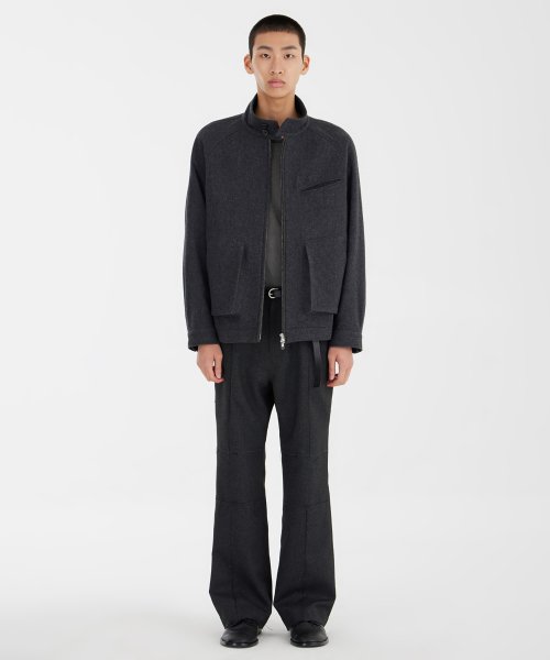 Harrington Jacket - Charcoal Grey
