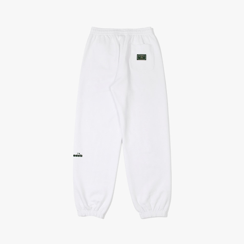 существенный с начёсом джоггеры брюки WHITE
