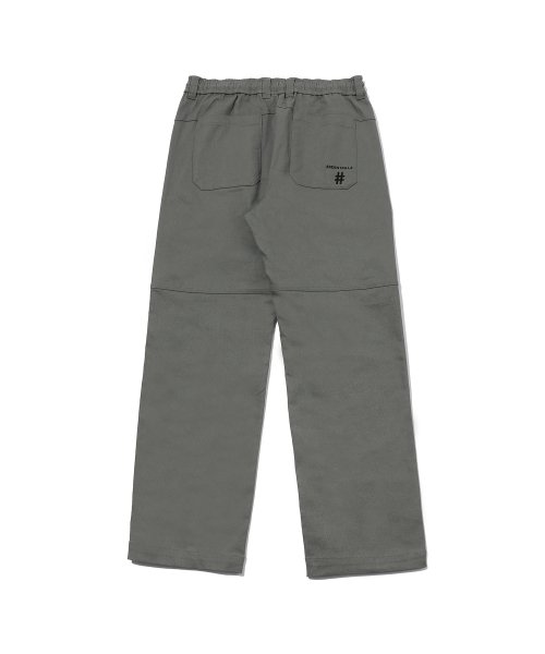 Брюки карго персиковый твил комфорт-фит (Dark Khaki)