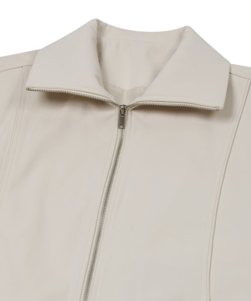 85-VIVA011 [Neutral] Curved Cutting Point Jacket Ivory