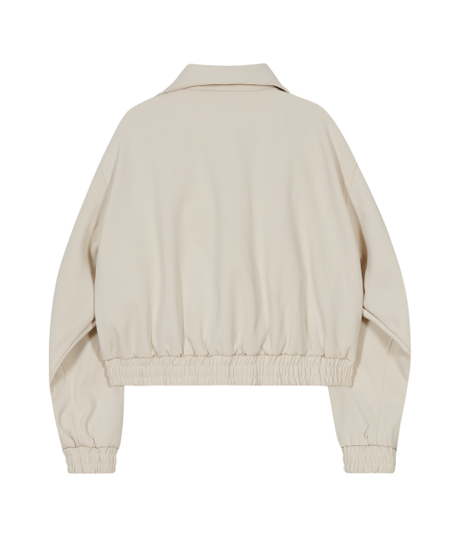 85-VIVA011 [Neutral] Curved Cutting Point Jacket Ivory