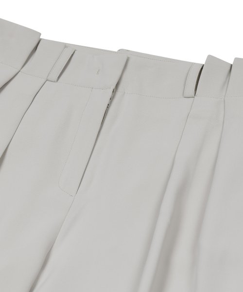 85-VIVA013 Брюки Fluid с двумя защипами Light Grey