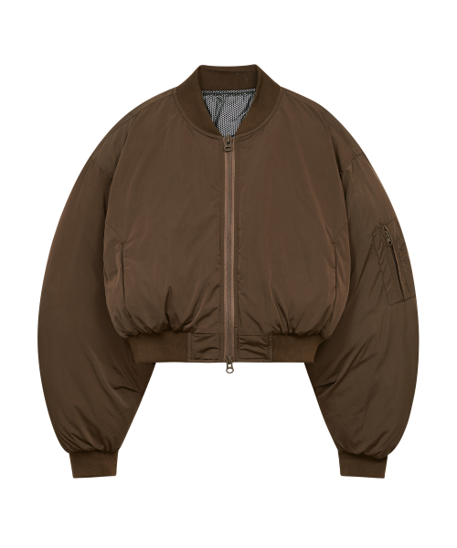 85-VIVA021 [2-way] укороченный пуховик ma-1 Brown