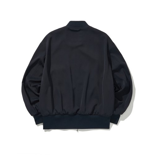 STRETCH TWILL BOMBER JACKET