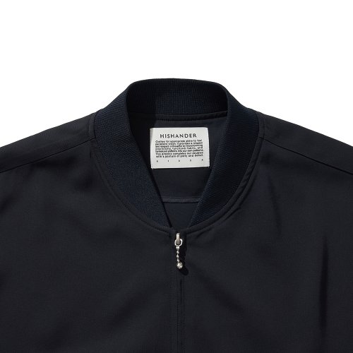 STRETCH TWILL BOMBER JACKET