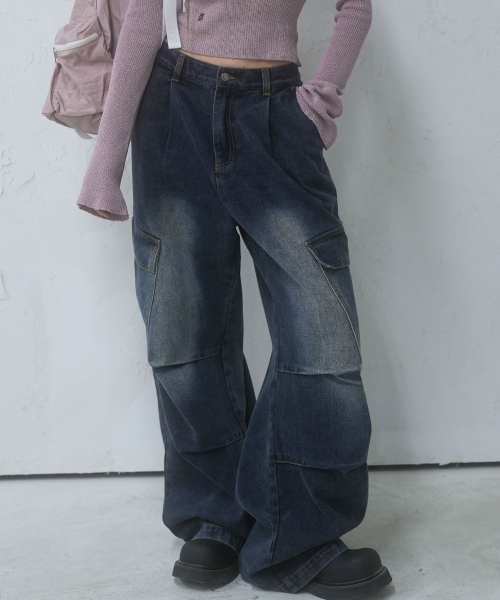 Side Big Cargo Pants CAMO