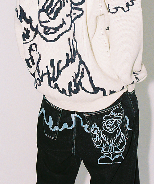 DWARF DENIM PANTS (DENIM) thumbnail 2